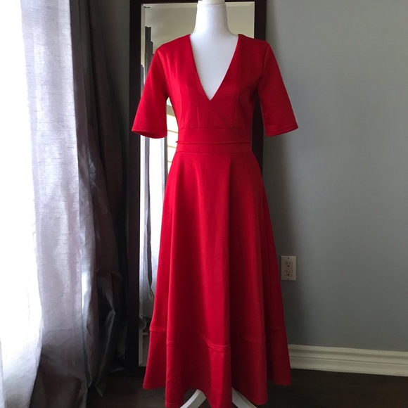 Beautiful A-line Red Dress - Picture 1 of 1
